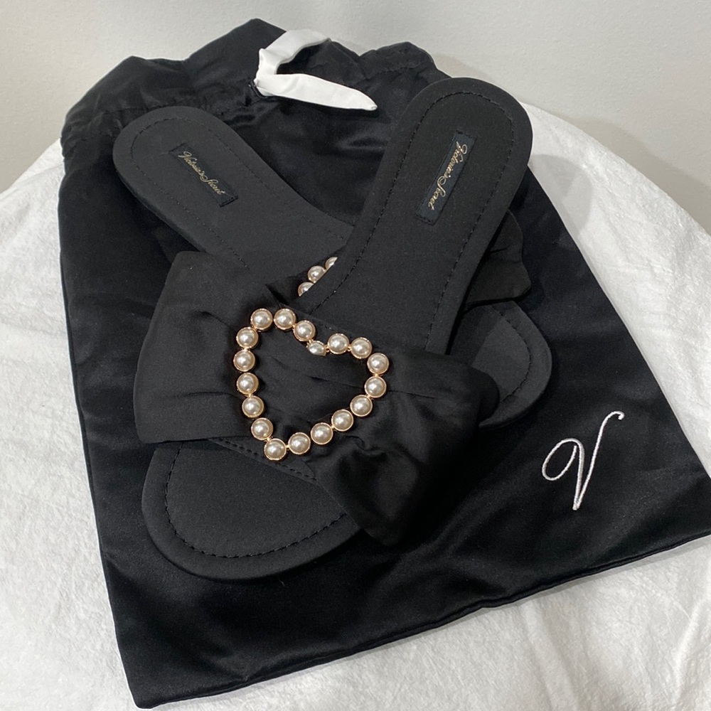 Brand New Victoria Secret Satin Slippers